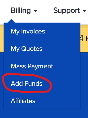 Add Funds